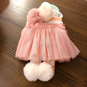 Baby Dress up Set: headband, tutu and shoes